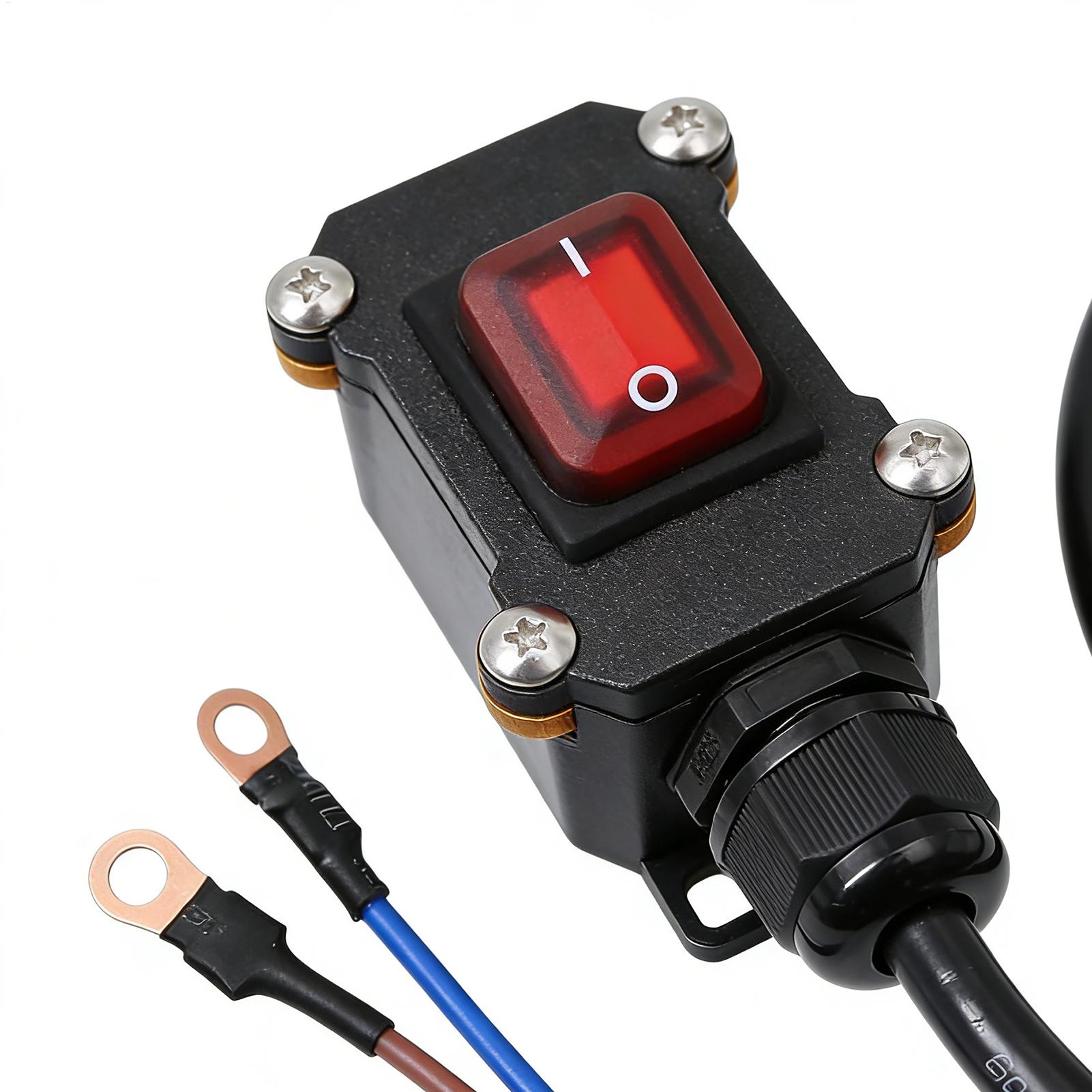 Outdoor Power Disconnect - Battery Shut Off 12V/24V Waterproof Power