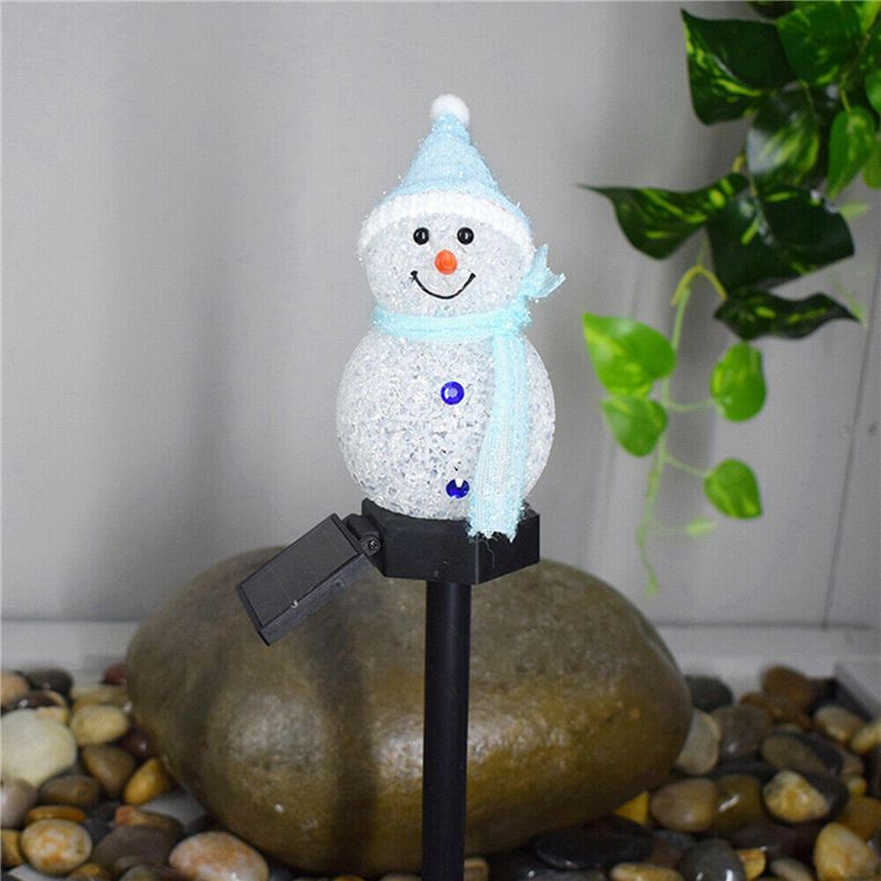 N84R 4X Snowman Solar Lights C - Outdoor Power For Xmas Lights review and price