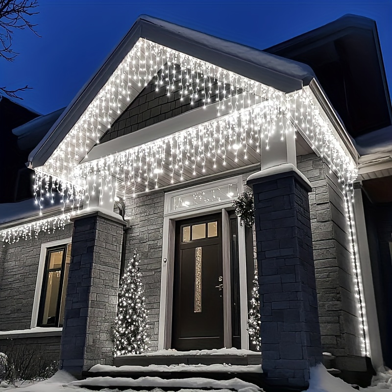 Solar Powered Outdoor Icicle S - Outdoor Power For Xmas Lights review and price