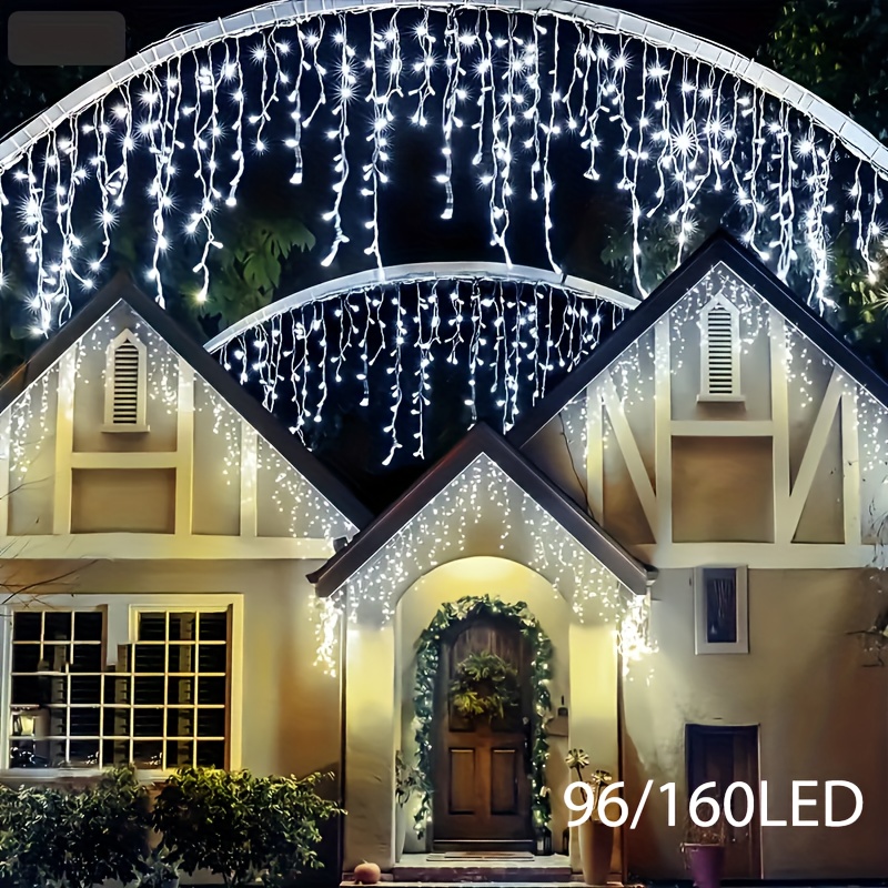 Solar Powered Outdoor Icicle S - Outdoor Power For Xmas Lights review and price
