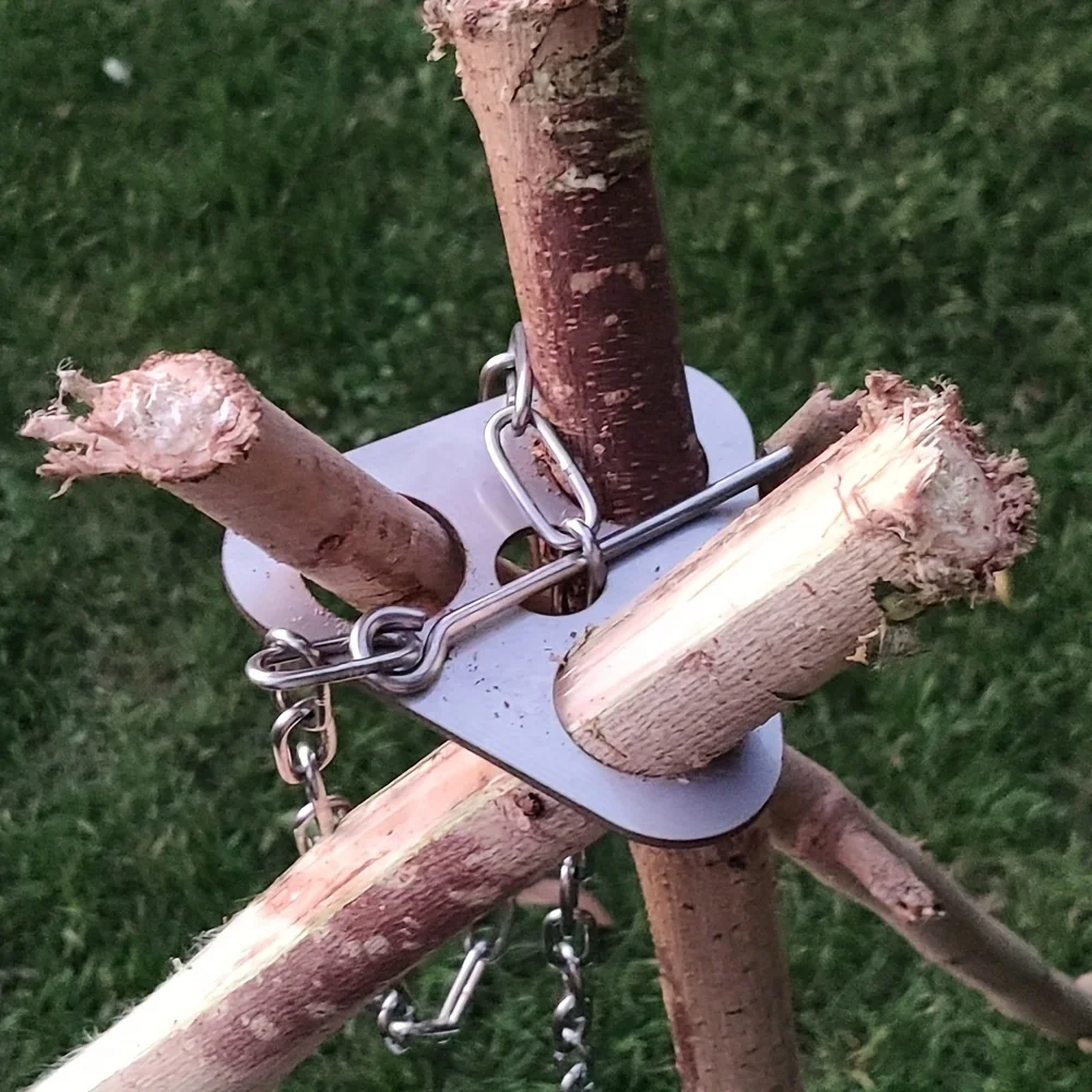 Stainless Steel Camping Tripod - Outdoor Power Point review and price