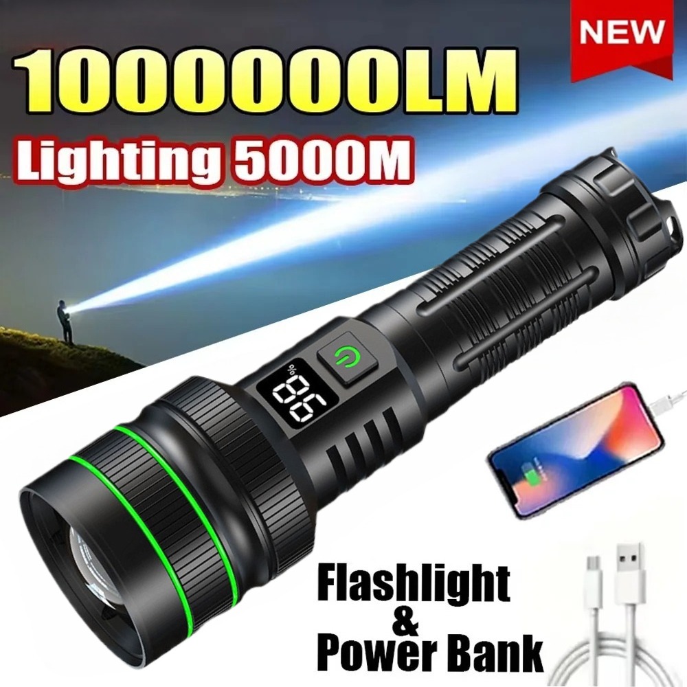 Powerful LED Flashlight Zoomab - Outdoor Power For Camping review and price