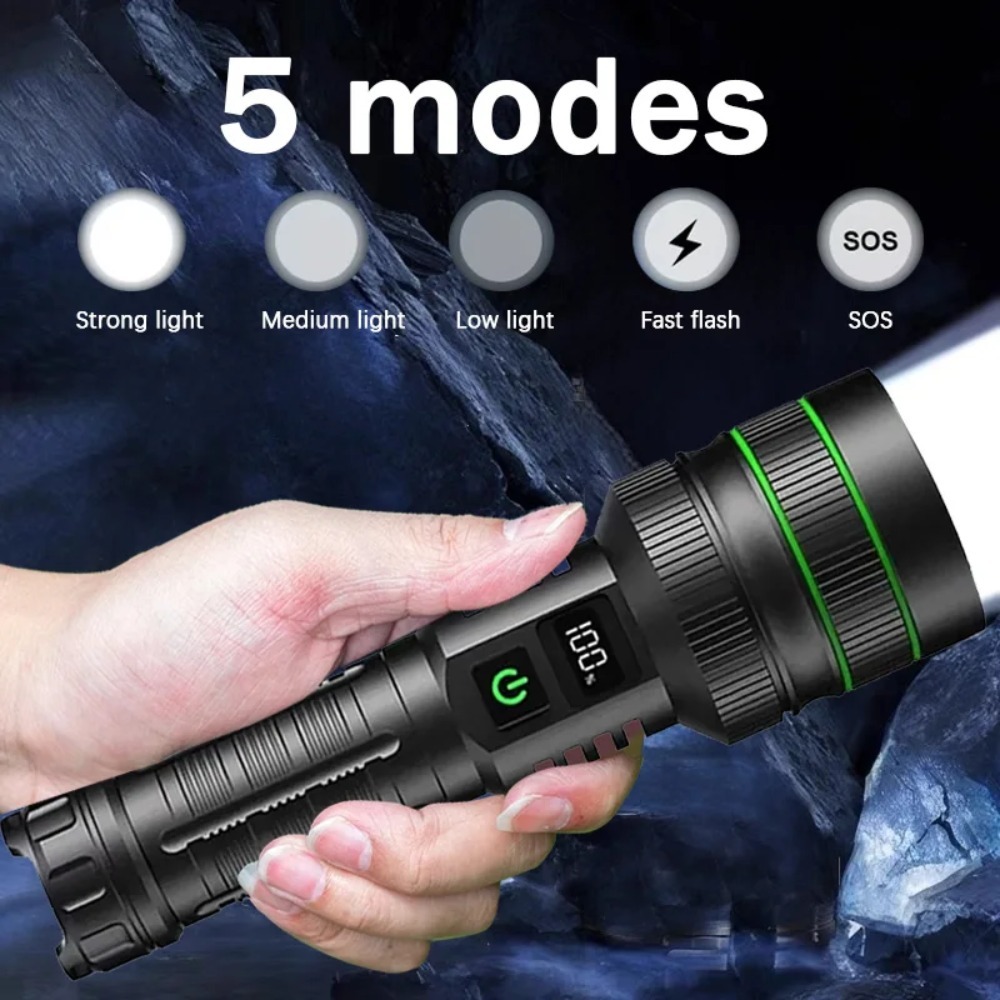 Powerful LED Flashlight Zoomab - Outdoor Power For Camping review and price