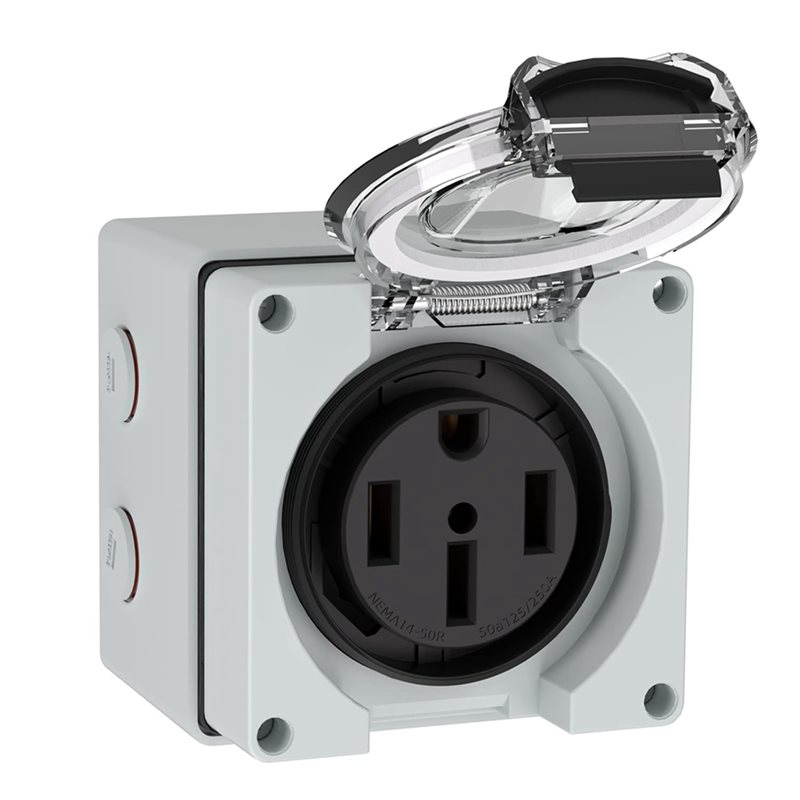 T21C 6X 50Amp Power Outlet Box - Outdoor Power Receptacle Box review and price